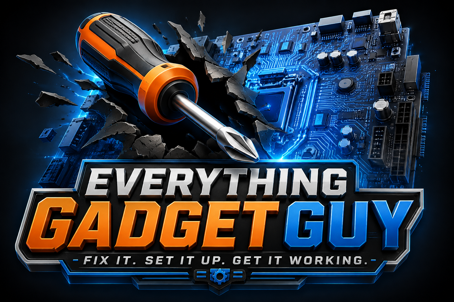 Everything Gadget Guy — Fix it. Set it up. Get it working.